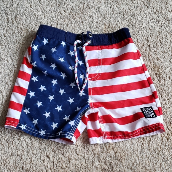 OshKosh B'gosh Other - OshKosh toddler boy American Flag bathing suit 2t
